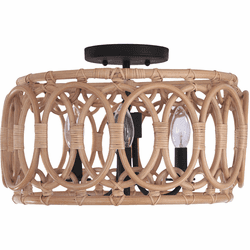 Kalco 515345MB Tablas Contemporary Matte Black Ceiling Lighting