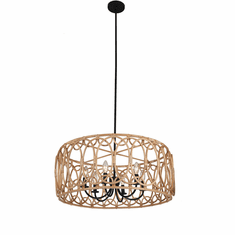 Kalco 515355MB Tablas Contemporary Matte Black Pendant Light