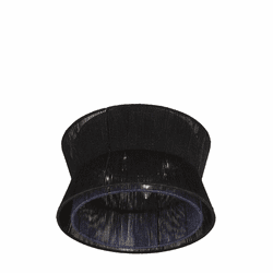 Kalco 515541MB Madura Modern Matte Black Ceiling Light Fixture