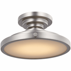 Kalco 515745SN Pasos Satain Nickel LED Flush Mount Light Fixture
