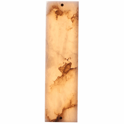 Kalco 520721WB Vertical Contemporary Winter Brass LED Wall Light Fixture