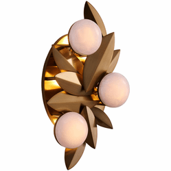 Kalco 523521WB Blush Modern Winter Brass LED Wall Lighting Fixture