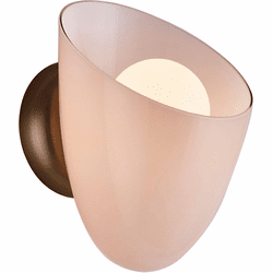 Kalco 524321WB Cocoon Contemporary Winter Brass Lighting Wall Sconce