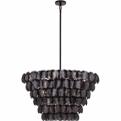 Kalco 524656BN Uroko Modern Black Nickel 34" Pendant Hanging Light