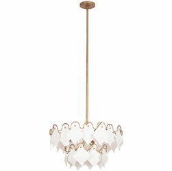 Kalco 525145MG Manta Modern Modern Gold 25" Pendant Lamp