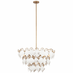 Kalco 525155MG Manta Contemporary Modern Gold 32" Pendant Lighting Fixture