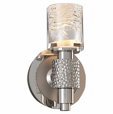 Kalco 6271 Ashington Polished Nickel Finish 8 Inch Tall Transitional Wall Light Fixture