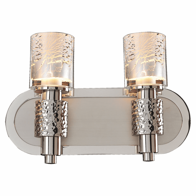 Kalco 6272 Ashington Transitional 13 Inch Wide Bathroom Lighting - Polished Nickel