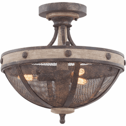 Kalco 7047 Coronado Florence Gold Overhead Lighting Fixture