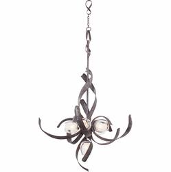 Kalco 7540 Solana Modern Oxidized Copper Halogen Chandelier Lamp