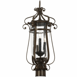 Kalco 9238BB Hartford Burnished Bronze Exterior Lamp Post Light