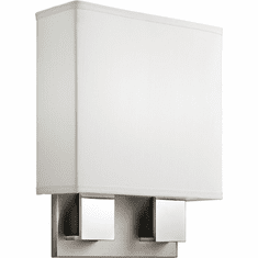 Kichler 10439NCHLED Contemporary Brushed Nickel & Chrome LED Wall Lighting