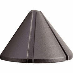 Kichler 15065AZT Six Groove Textured Architectural Bronze Xenon Exterior Low Voltage Deck Lighting