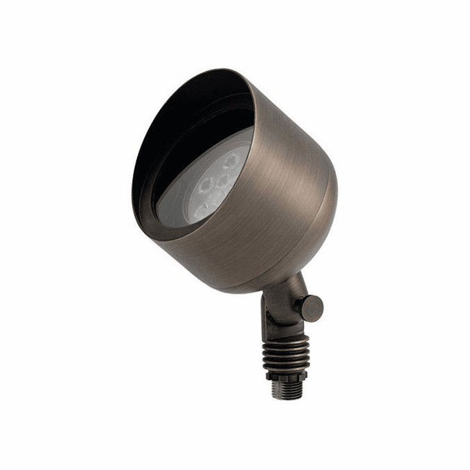 Kichler 15487CBR Contemporary Centennial Brass Line Voltage Exterior