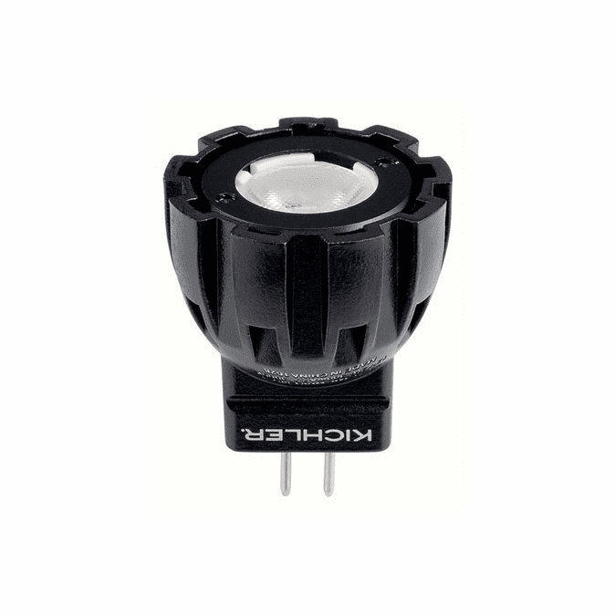 Kichler 18155 Landscape LED Black Exterior 1.5W MR8 40 Degree 3000K Bulb