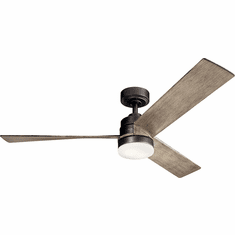 Kichler 300275AVI Spyn Contemporary Anvil Iron LED 52" Home Ceiling Fan