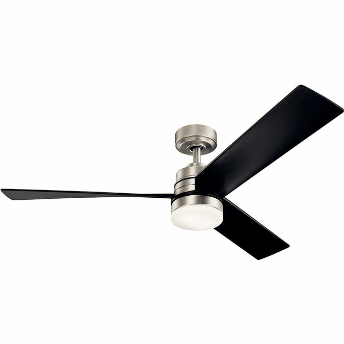 Kichler 300275NI Spyn Modern Brushed Nickel LED 52" Ceiling Fan