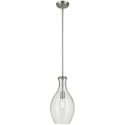 Kichler 42047NI Everly Contemporary Brushed Nickel Mini Hanging Light Fixture