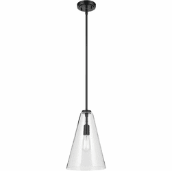 Kichler 42199BK Everly Modern Black Mini Drop Lighting Fixture