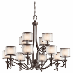 Kichler 42383MIZ Lacey 12-Lamp Chandelier