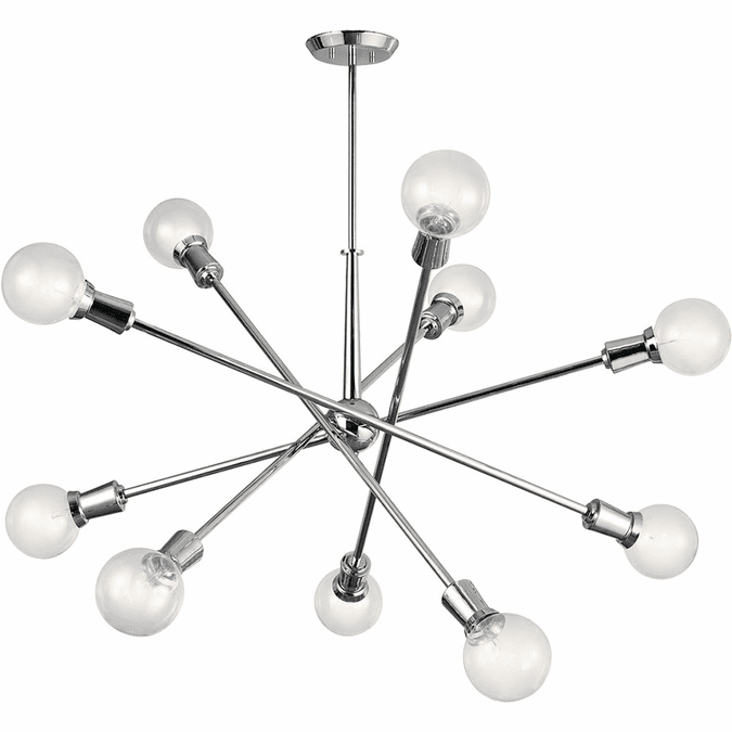 Kichler 43119CH Armstrong Modern Chrome Ceiling Chandelier