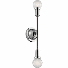 Kichler 43195CH Armstrong Contemporary Chrome Wall Mounted Lamp