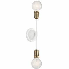 Kichler 43195WH Armstrong Contemporary White Light Sconce