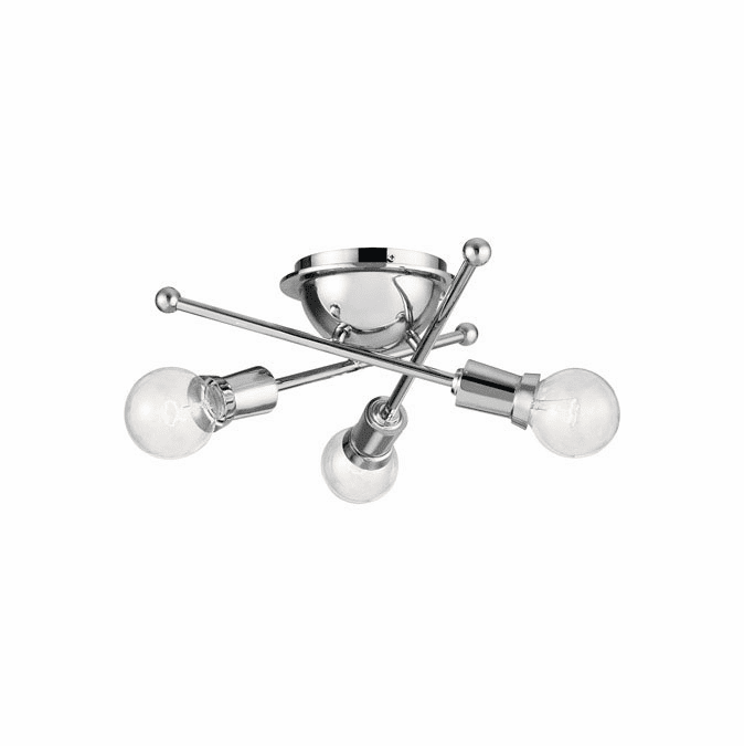 Kichler 43196CH Armstrong Modern Chrome Ceiling Light Fixture KIC43196CH