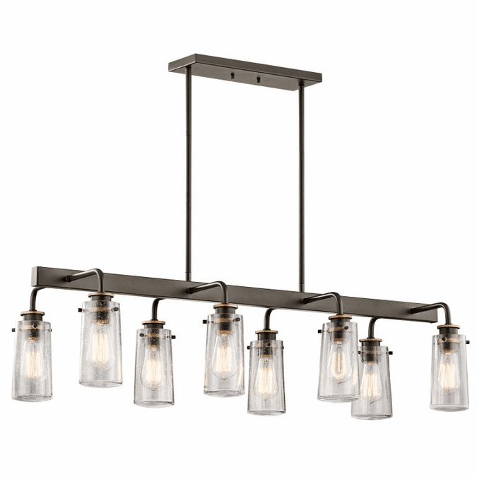 Kichler 43457OZ Braelyn Modern Olde Bronze Island Lighting