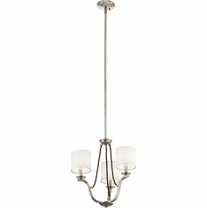 Kichler 43531CLP Thisbe Classic Pewter Mini Chandelier Lamp
