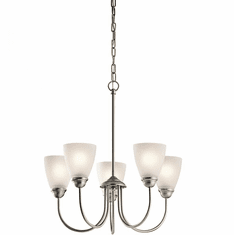 Kichler 43638NI Jolie Brushed Nickel Chandelier Lighting