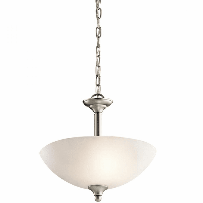 Kichler 43641NI Jolie Brushed Nickel Pendant Light