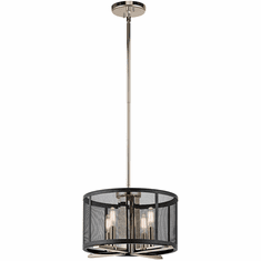 Kichler 43713PN Titus Modern Polished Nickel Hanging Light Fixture