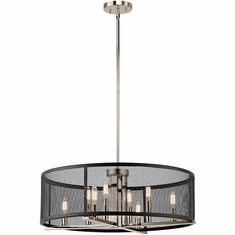 Kichler 43715PN Titus Contemporary Polished Nickel Drop Lighting