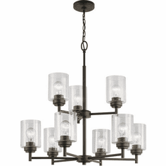 Kichler 44031OZ Winslow Contemporary Olde Bronze Chandelier Lighting