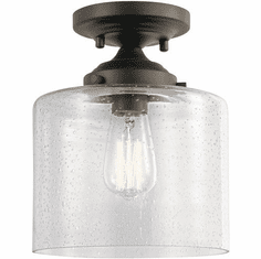 Kichler 44033OZ Winslow Contemporary Olde Bronze Ceiling Light