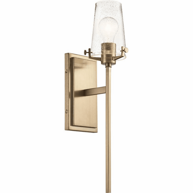 Aviv 24" 2 Light Wall Sconce With Clear Glass, Champagne Bronze Prvw Vr~202299993 - View #6
