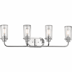 Kichler 45460CH Braelyn Contemporary Chrome 4-Light Bath Lighting