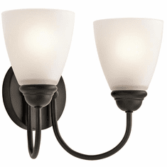 Kichler 45638OZ Jolie Olde Bronze 2-Light Vanity Light Fixture