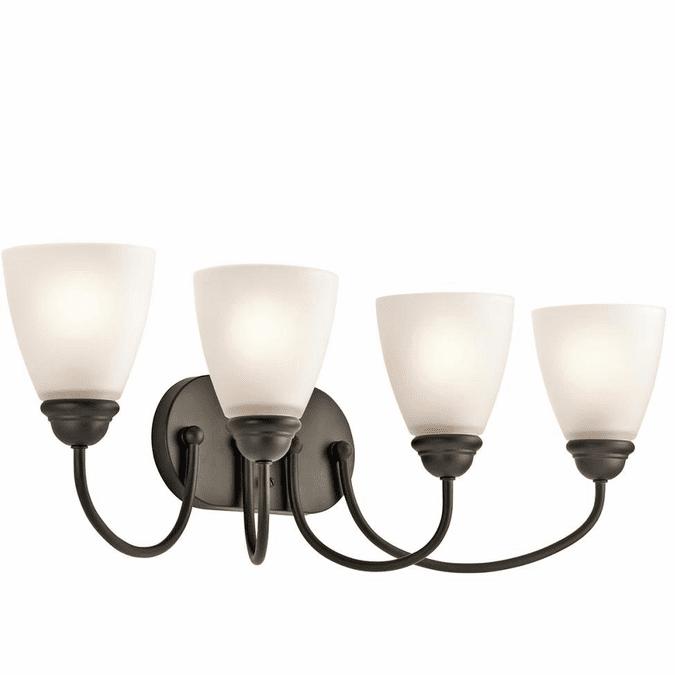 Kichler 45640OZ Jolie Olde Bronze 4-Light Bathroom Lighting Sconce