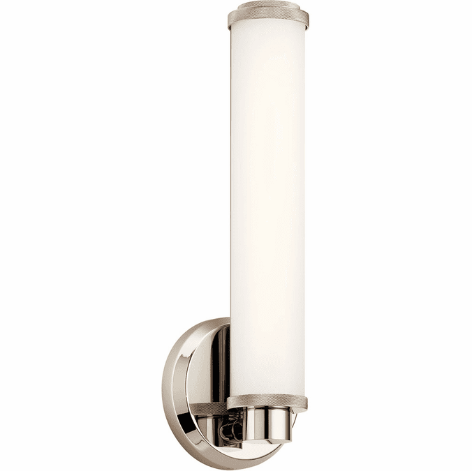 Kichler 45686PNLED Indeco Polished Nickel LED Wall Lighting Fixture
