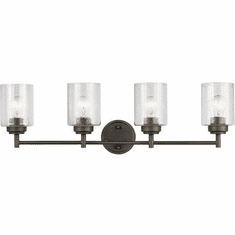 Kichler 45887OZ Winslow Modern Olde Bronze 4-Light Bathroom Lighting