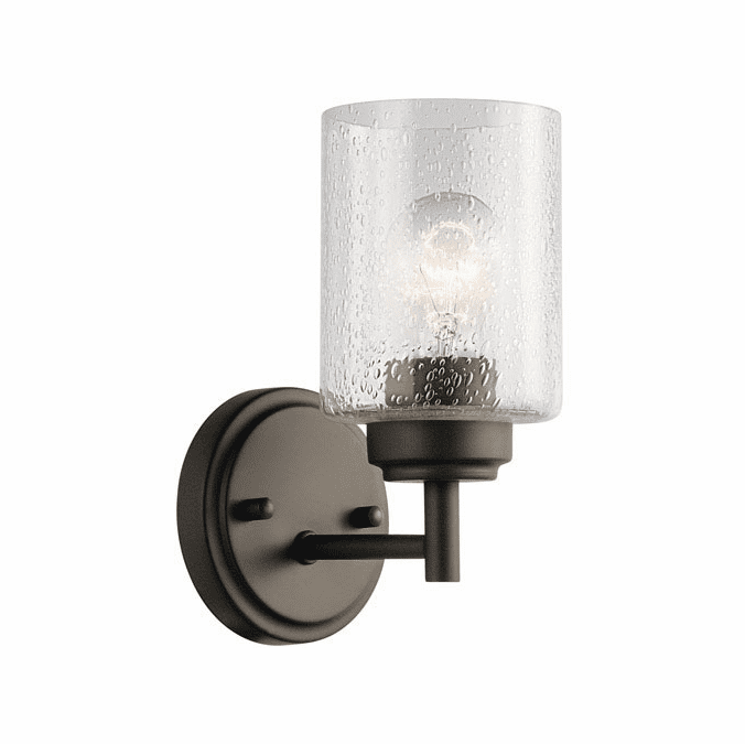 Kichler 45910OZ Winslow Modern Olde Bronze Wall Sconce Lighting