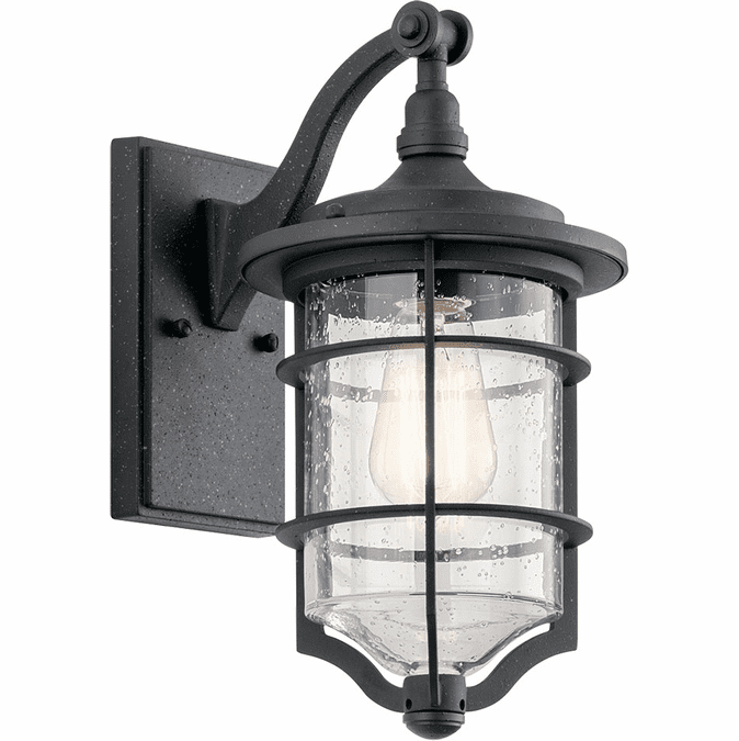 Kichler 49126DBK Royal Marine Distressed Black Outdoor Wall Lamp