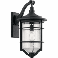 Kichler 49128DBK Royal Marine Distressed Black Outdoor Sconce Lighting