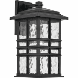Kichler 49831BKT Beacon Square Textured Black 9.5" Exterior Wall Sconce