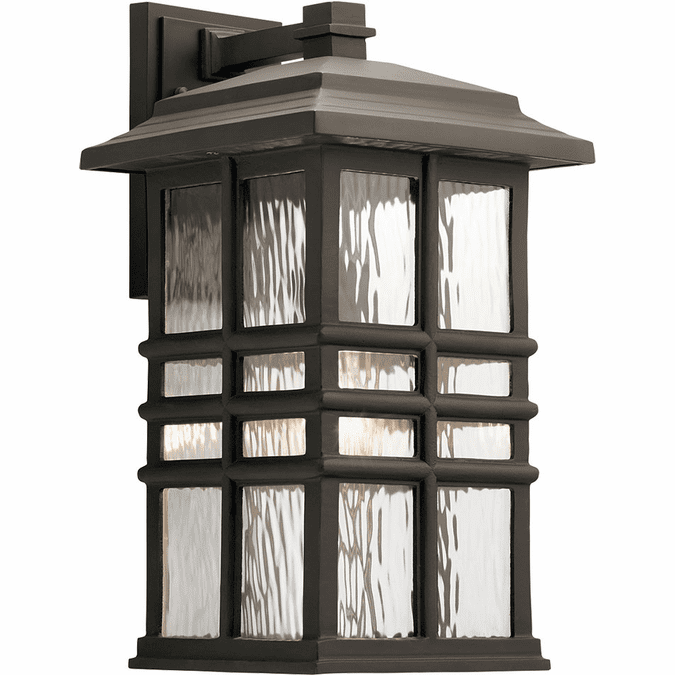 Kichler 49831OZ Beacon Square Olde Bronze Outdoor 9.5" Wall Lighting