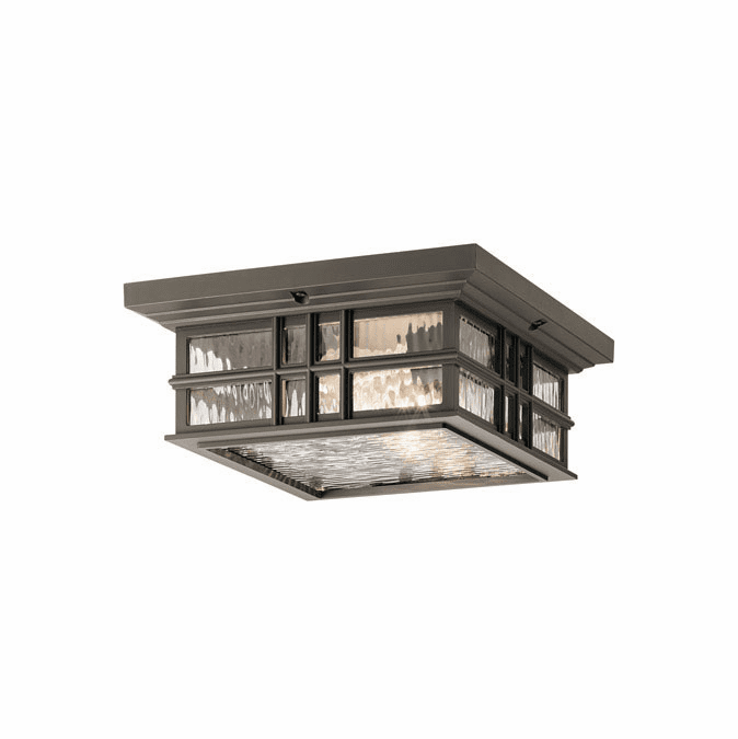 Kichler 49834OZ Beacon Square Modern Olde Bronze Outdoor Overhead Lighting Fixture
