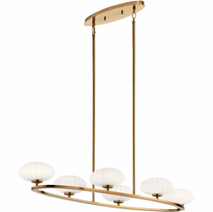 Kichler 52224FXG Pim Contemporary Fox Gold Halogen Kitchen Island Light Fixture