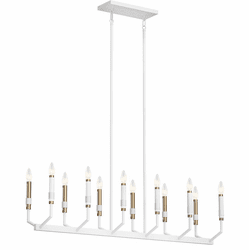 Kichler 52350WH Armand Contemporary White Kitchen Island Lighting